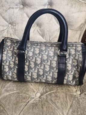 Authentic Vintage Dior Small Boston Handbag